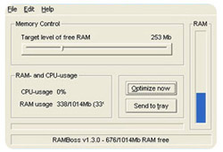 RAMboss1.30: Si tenes problemas con la ram, optimizala...